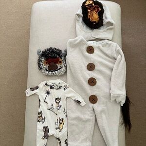 Where The Wild Things Are Sibling Costume 0-3 months/2T